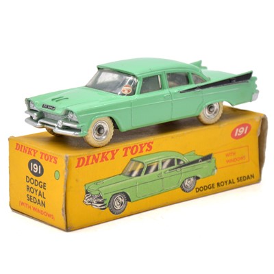 Lot 33 - Dinky Toys die-cast model ref 191 Dodge Royal Sedan