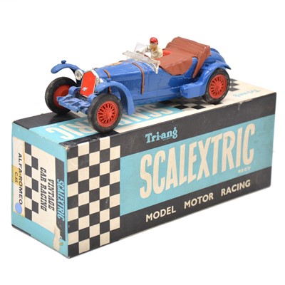 Lot 190 - Scalextric by Tri-ang slot car racing model ref C65 Alfa Romeo