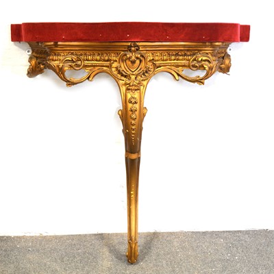 Lot 304 - French gold painted console table