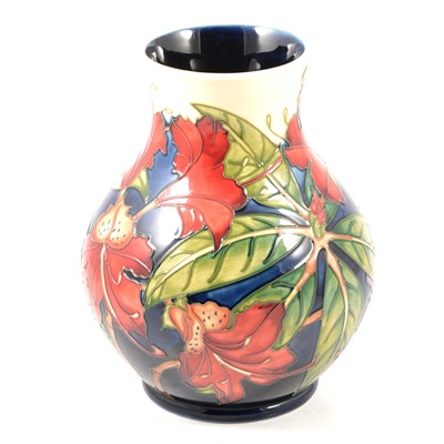 Lot 2 - Moorcroft Pottery, a 'Simeon' design vase by Philp Gibson