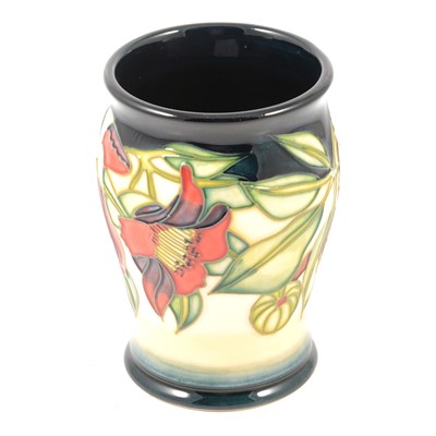 Lot 10 - Moorcroft Pottery, a 'Kapok Tree' design vase by Nicola Slaney