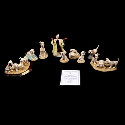 Lot 17 - Royal Doulton, nine figurines from Disney's 101 Dalmatians series
