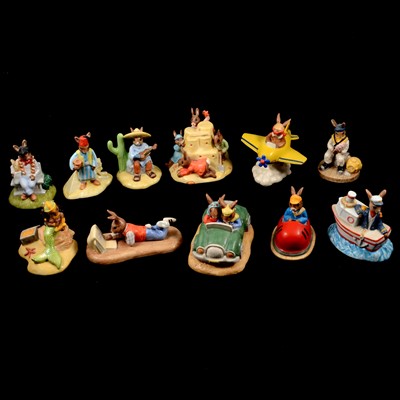 Lot 41 - Eleven Royal Doulton Bunnykins figurines