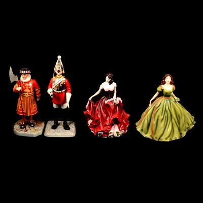 Lot 47 - Twelve Royal Doulton china figurines, boxed