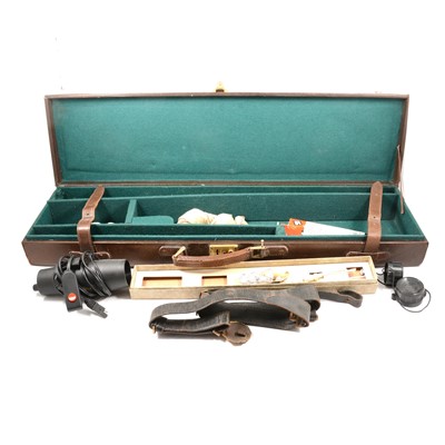 Lot 142 - Gun cleaning kit, (in a case).