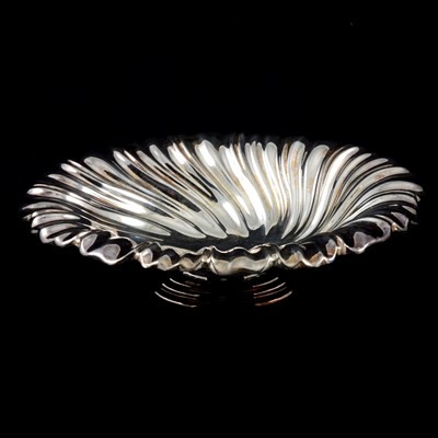 Lot 215 - Silver pedestal dish