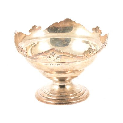 Lot 222 - Silver fruit bowl