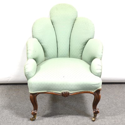 Lot 476 - Victorian tub chair