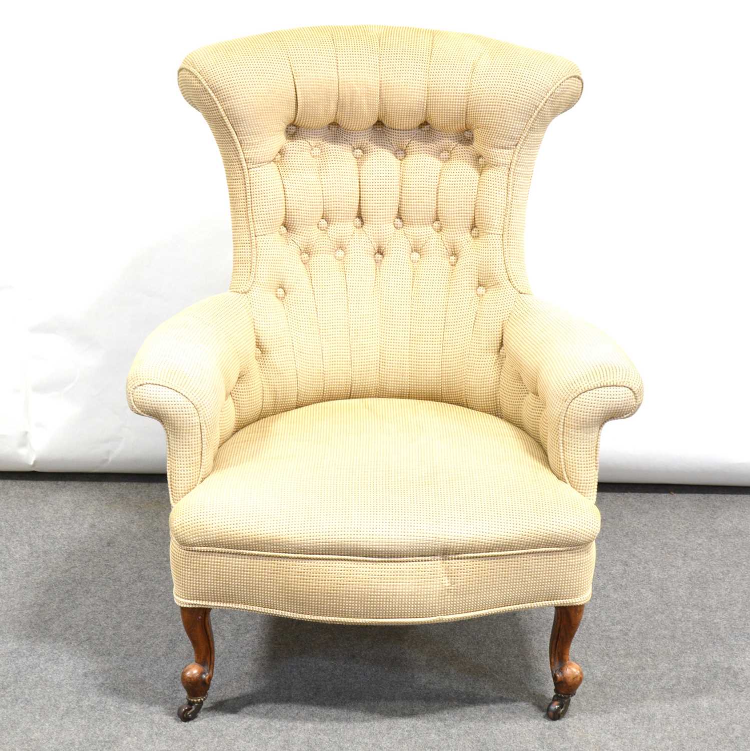 Lot 401 - Victorian easy chair