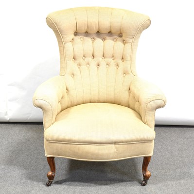 Lot 401 - Victorian easy chair