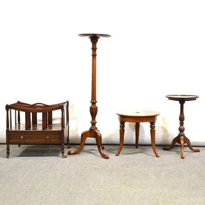 Lot 462 - Victorian stool and three other items