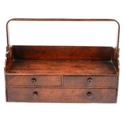 Lot 473 - Georgian style mahogany book rack