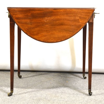 Lot 478 - George III mahogany Pembroke table