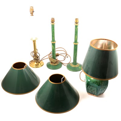 Lot 362 - Four table lamps