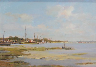 Lot 234 - David Hyde, Low tide, Norfolk