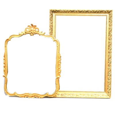 Lot 286 - Two gilt framed wall mirrors