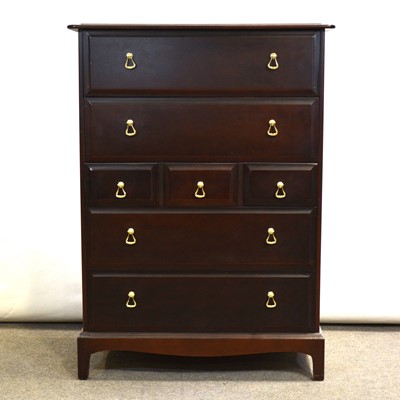 Lot 388 - Stag Minstrel tallboy chest