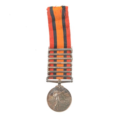 Lot 182 - Medal; Queen's South Africa Medal with seven bars