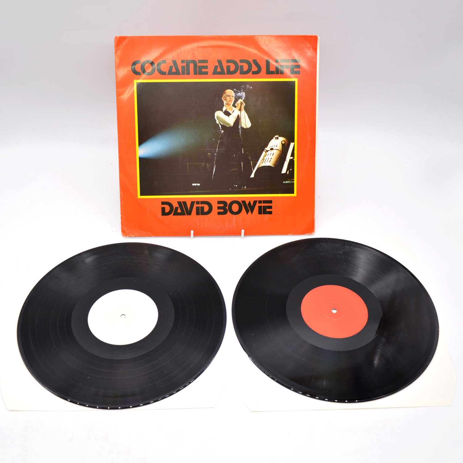 Lot 24 - David Bowie LP vinyl record, Cocaine Adds Life.
