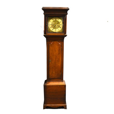 Lot 453 - Oak longcase clock, John Waltham Sickell