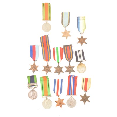 Lot 181 - Medals; A collection of WWII medals