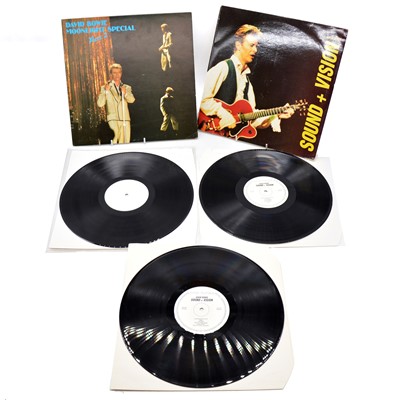 Lot 27 - Four David Bowie LP vinyl records including Jukebox Jive etc.
