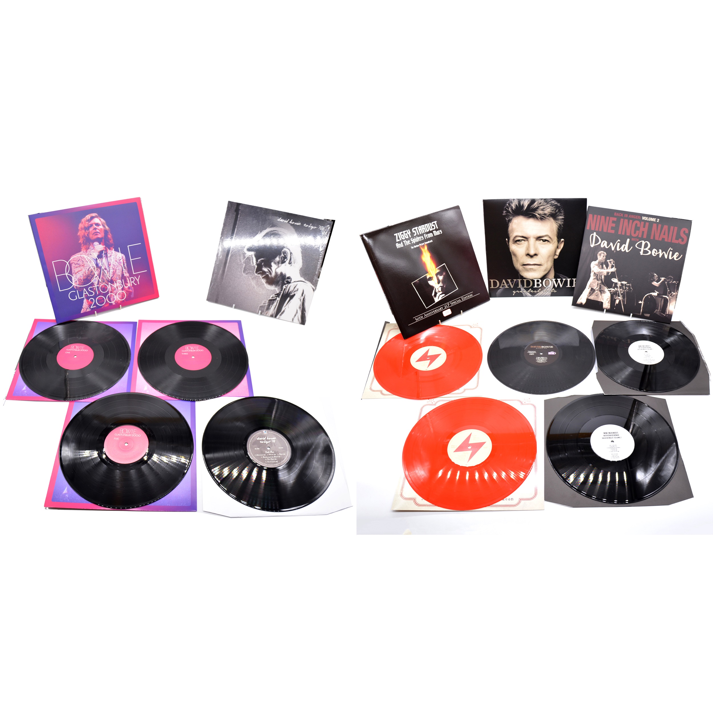 Lot 32 - Five David Bowie LP vinyl records including