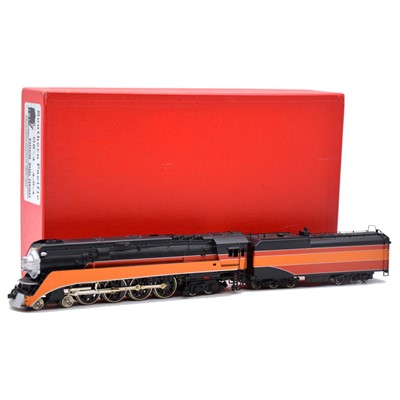 Lot 99 - Westside Models HO gauge steam locomotive and tender, GS-4, boxed