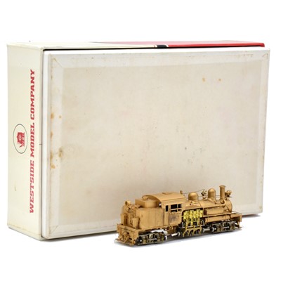 Lot 53 - Westside Models HO gauge steam locomotive, two truck shay, brass model, boxed