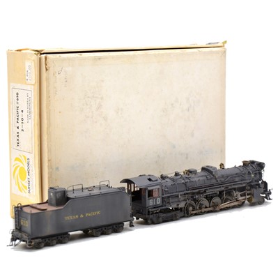 Lot 44 - Sunset Models HO gauge steam locomotive and tender, brass model, boxed