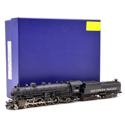 Lot 39 - KTM HO gauge steam locomotive and tender, MT3, brass model