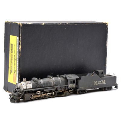 Lot 73 - Hallmark Models HO gauge steam locomotive and tender, brass model