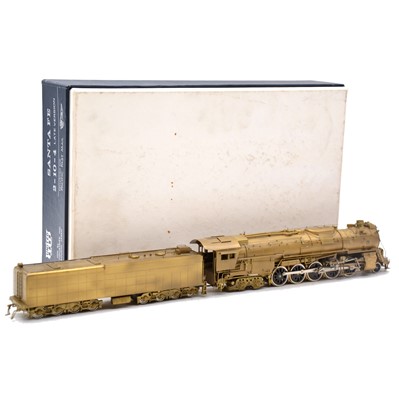 Lot 57 - United Scale Models HO gauge steam locomotive and tender, brass model, boxed