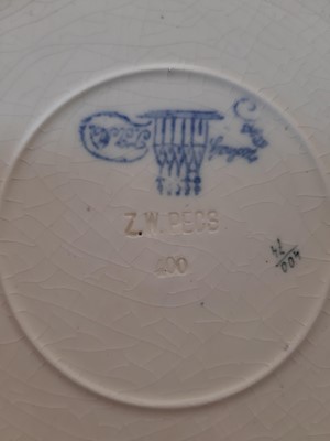 Lot 5 - Zsolnay Pecs pottery charger