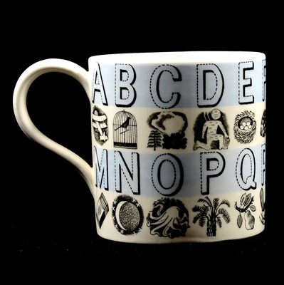 Lot 545 - A 'Nursery Alphabet' mug, designed by Eric Ravilious for Wedgwood