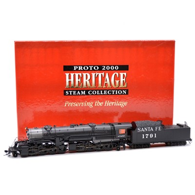 Lot 76 - Proto 2000 HO gauge steam locomotive and tender, boxed.