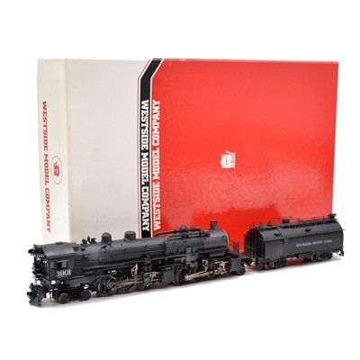 Lot 5 - Westside Models HO gauge steam locomotive and tender, brass model, boxed