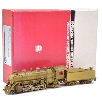 Lot 17 - Westside models HO gauge steam locomotive and tender, brass model, boxed