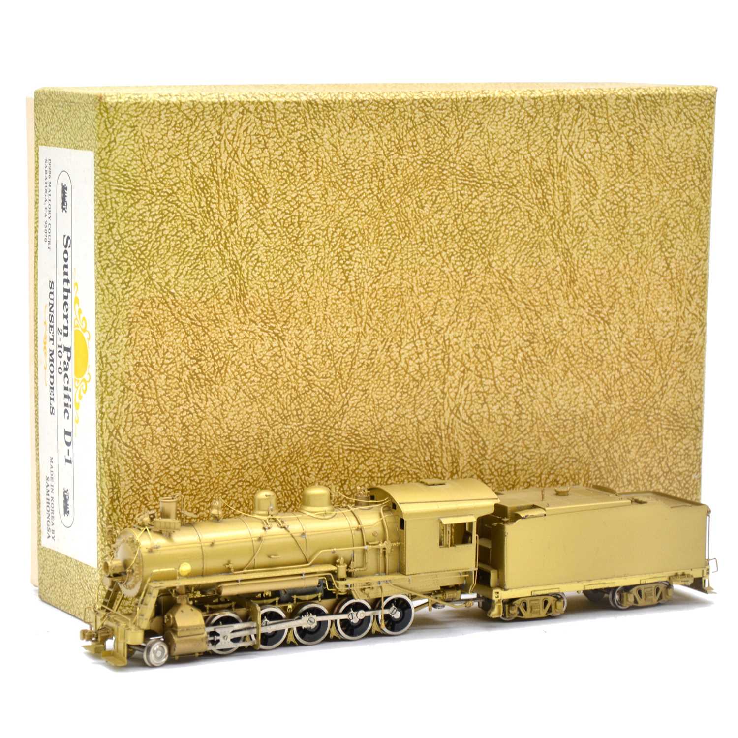 Lot 63 - Sunset Models HO gauge steam locomotive and