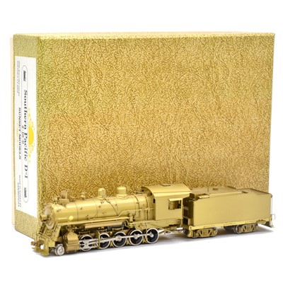 Lot 63 - Sunset Models HO gauge steam locomotive and tender, D-1, brass model, boxed