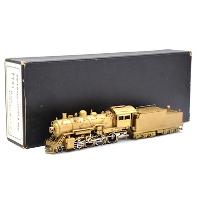 Lot 8 - Hallmark models HO gauge steam locomotive and tender, brass model, boxed