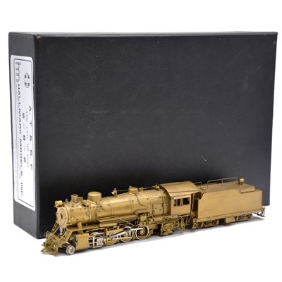 Lot 67 - Hallmark Models HO gauge steam locomotive and tender, brass model, boxed