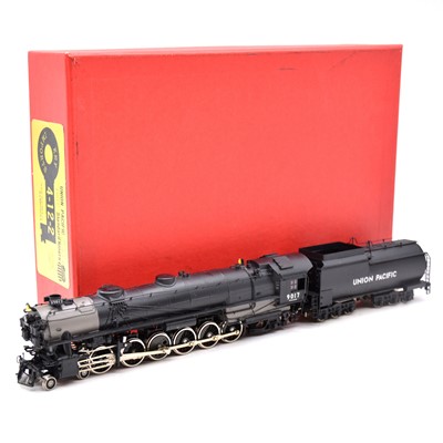 Lot 103 - Key Imports HO gauge steam locomotive and tender, brass model, boxed