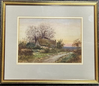 Lot 294 - Victorian School, Farmstead at sunset