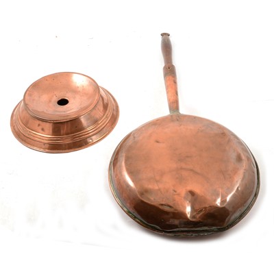 Lot 80 - Copper and brassware, including a samovar