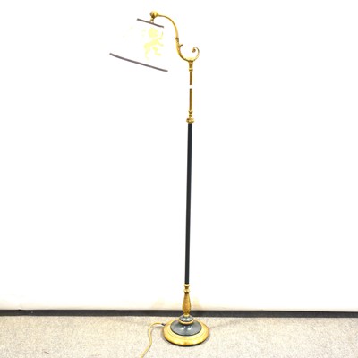 Lot 374 - Edwardian style standard lamp