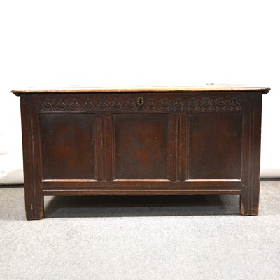 Lot 418 - Joined oak coffer