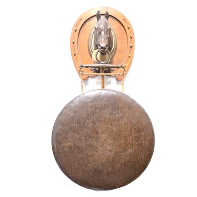 Lot 343 - Wall mounted gong