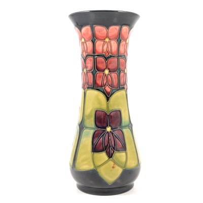 Lot 16 - Moorcroft Pottery - A Violet pattern vase.