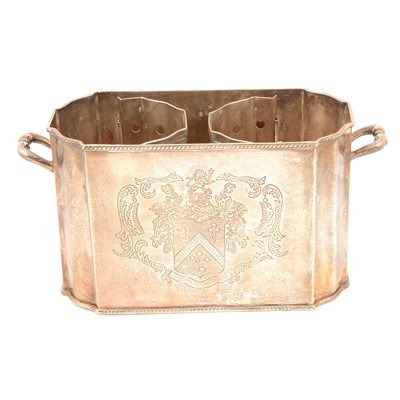 Lot 170 - Modern silver plated champagne cooler